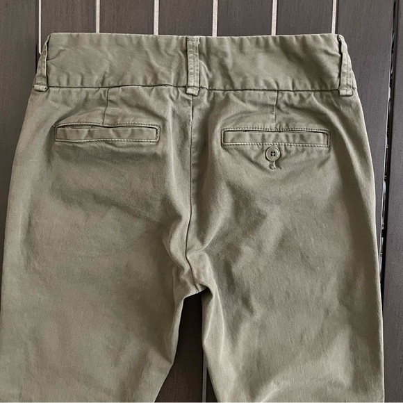 J. CREW GREEN CROPPED ANDIE CHINO PETITE PANTS!! - Picture 10 of 14